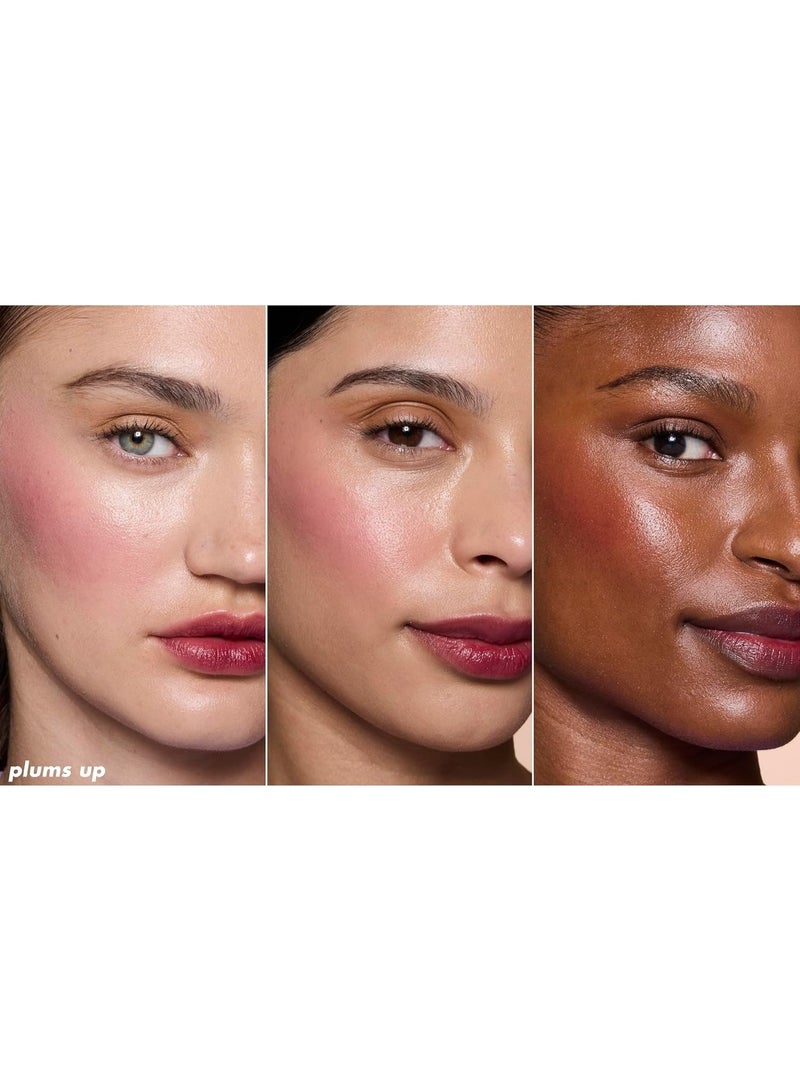 elf Sheer For It Blush Tint - Buildable Stain For Lips + Cheek,Plums Up - Image 2