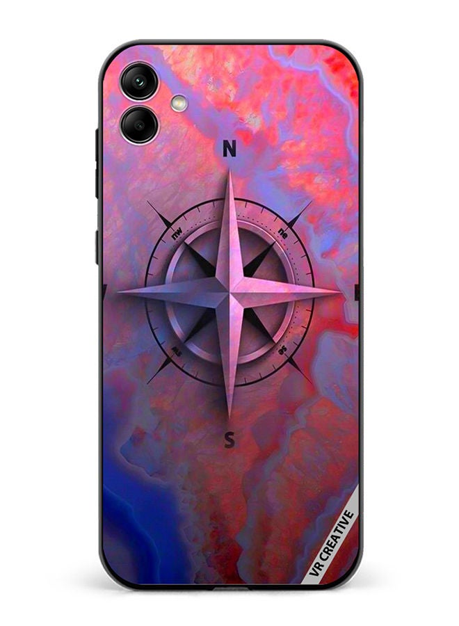 VR CREATIVE Protective Case Cover For Samsung Galaxy A04 Compas Design Multicolour - Image 1
