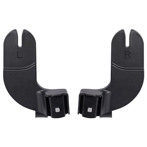 Hiumtree Car Seat Adapter for Stroller Compatible with Baby Jogger (City Go/City Select) & Graco Car Seats City Select Stroller Accessories Car Seat Adapter for Stroller Nylon, Black - Image 1
