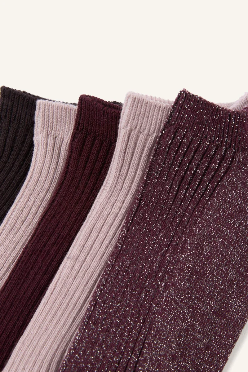 Defacto  Woman 5 Piece Short Socks for Women | Best Price UAE