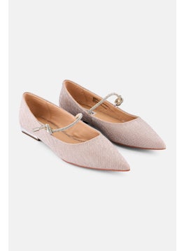 Women Andrean Slip On Flats, Taupe