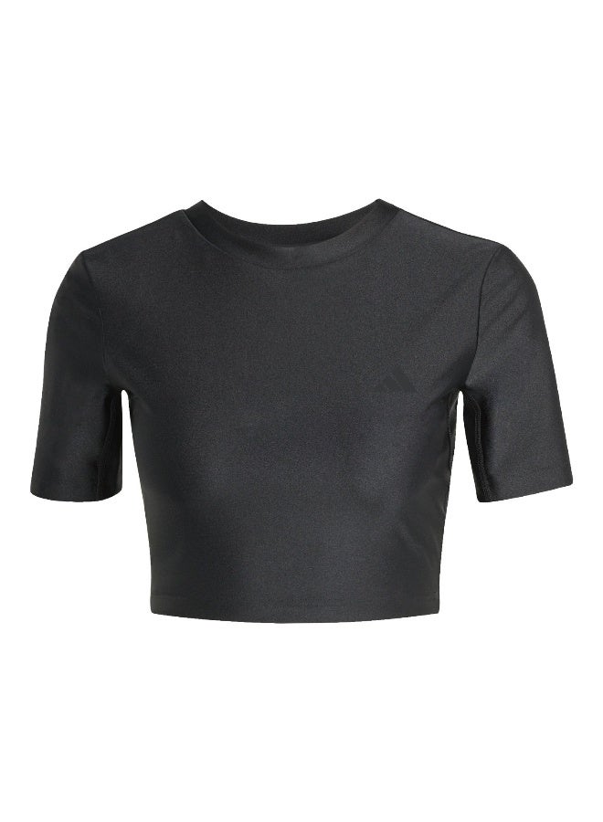 Adidas We T-Shirt Shn Black T-Shirt (Short Sleeve) T-Shirts For Women - Image 2
