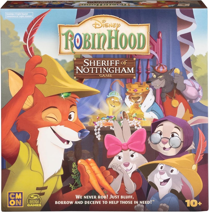 Spin Master Games Disney Robin Hood Sheriff of Nottingham Board Game - Family Strategy Game for 3-5 Players, Ages 10 & Up - Image 1