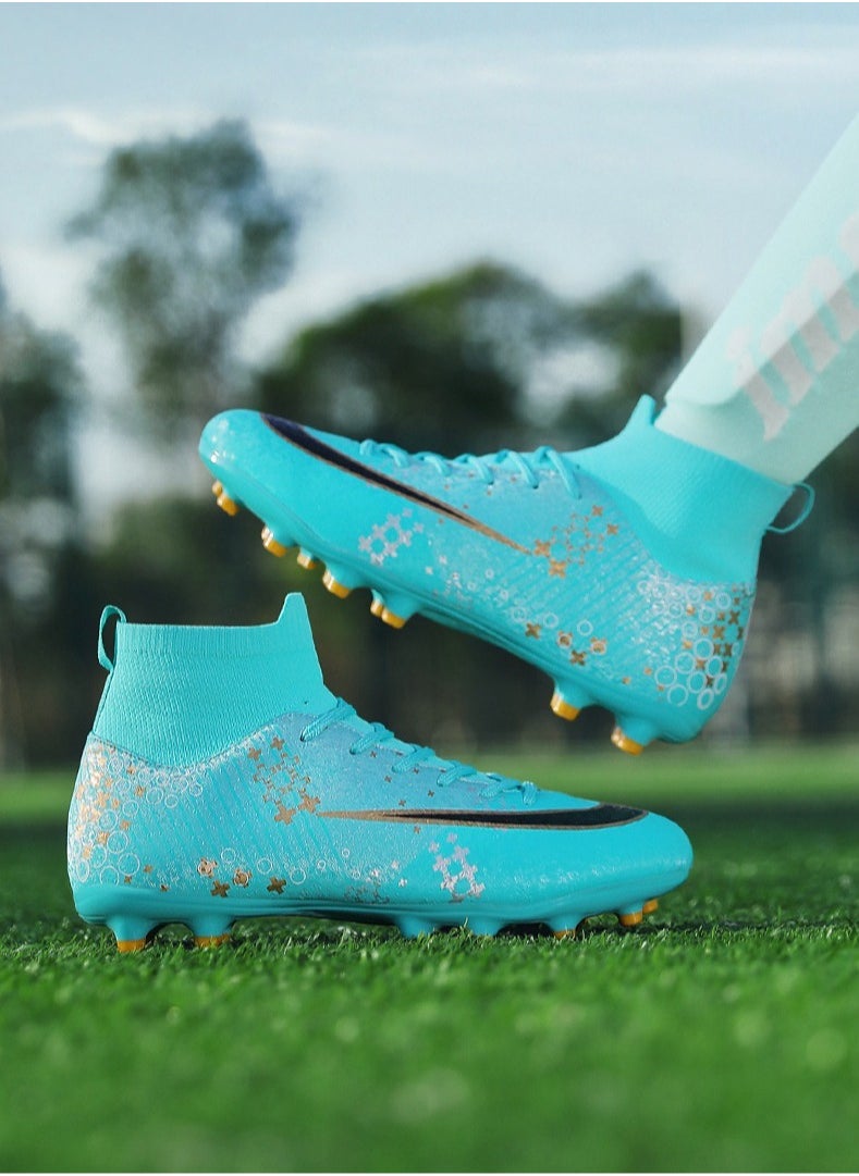Generic - Mens Soccer Shoes For Outdoor Indoor Professional Youth Boys Soccer Shoes Unisex Soccer Shoes. - Image 1