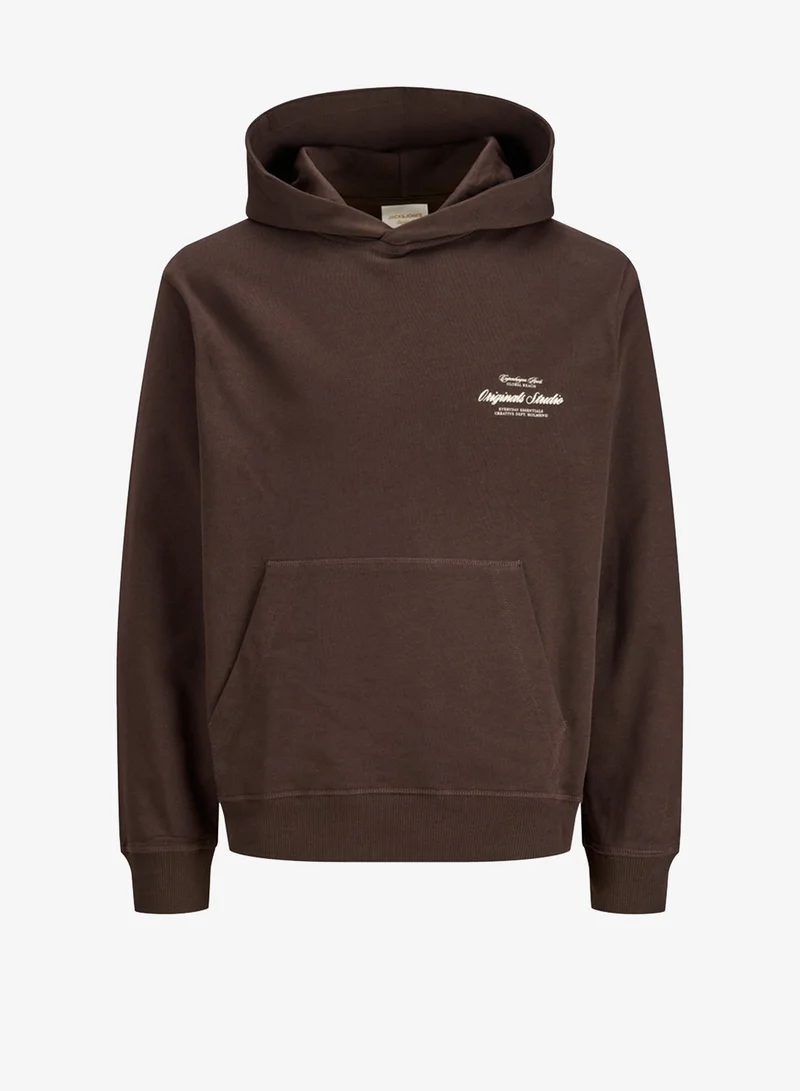JACK & JONES  Graphic Pullover Hoodie for Men | Best Price UAE