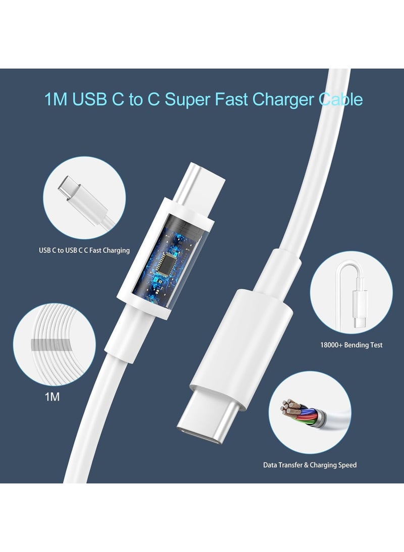 25W Super Fast Charger Compatible with Samsung, PD3.0 USB-C Charger Compatible with Samsung Galaxy S23 Ultra S23+ S23 S22 Ultra S21+ A53 5G A54 Z Fold/Flip 4 Tab S8 Ultra,with 1M Type C Cable - Image 3
