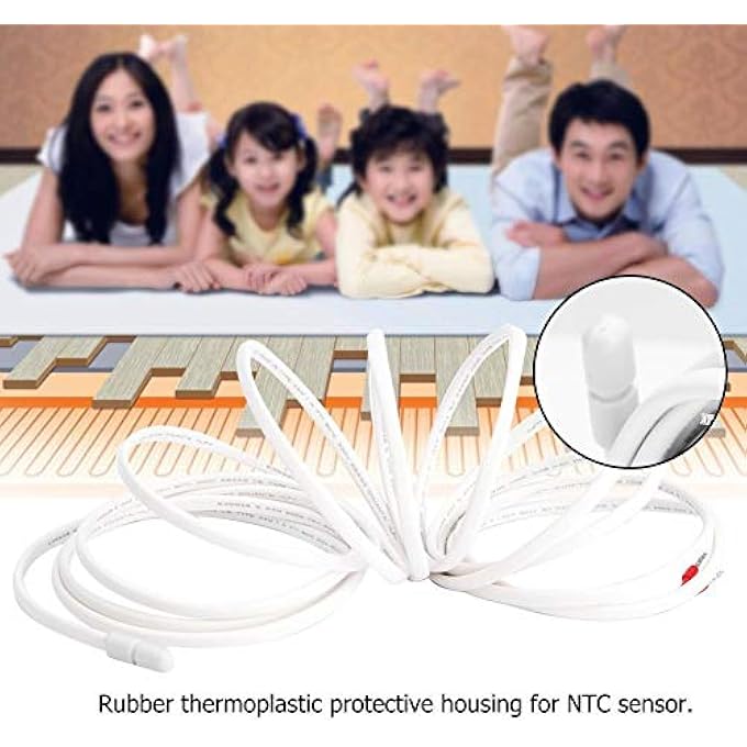 THERMOSTAT CABLE, RTD PROBE 3 METRES RADIANT FLOOR THERMOSTAT ACCESSORIES, FLOOR PROBE TEMPERATURE SENSOR BY CABLE - Image 3