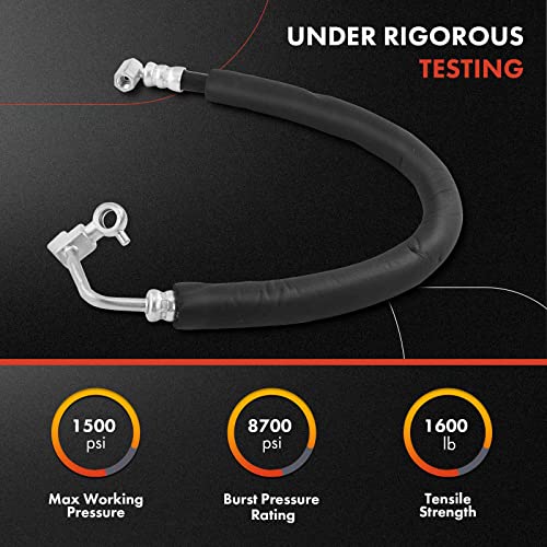 A-Premium Power Steering Hose Pressure Hose Line Assembly Compatible with Infiniti FX35 2009-2012 FX37 2013 3.5L 3.7L From Pump Replace# 497201CB0A - Image 2