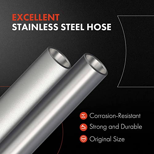 A-Premium Power Steering Hose Pressure Hose Line Assembly Compatible with Infiniti FX35 2009-2012 FX37 2013 3.5L 3.7L From Pump Replace# 497201CB0A - Image 4