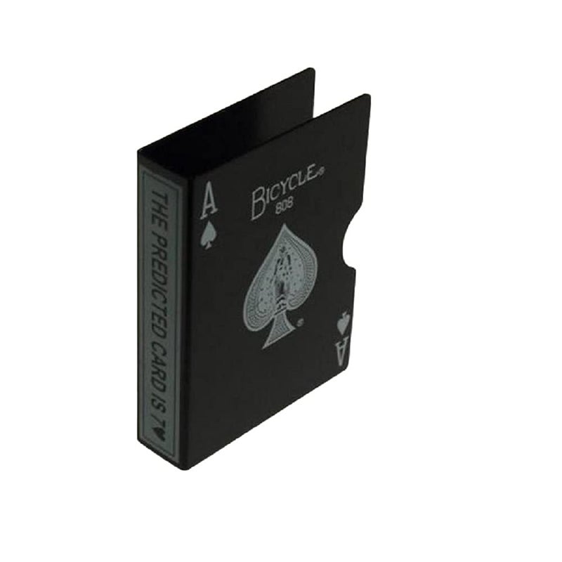 MilesMagic Bicycle Stainless Steel Card Clip Defender for Rare Expensive Limited Edition Playing Cards Protection Guard Holder (Deck not Included) (Black) - Image 1