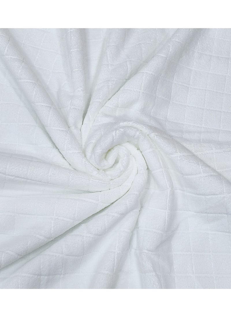 Royal King Ihram Haj And Umrah Towel For Men 100% Polyster Towel High Quality  Hygienic Natural Towel Hajj Wearing Towel/Ihram Men's Towel(1200g)  - Image 5