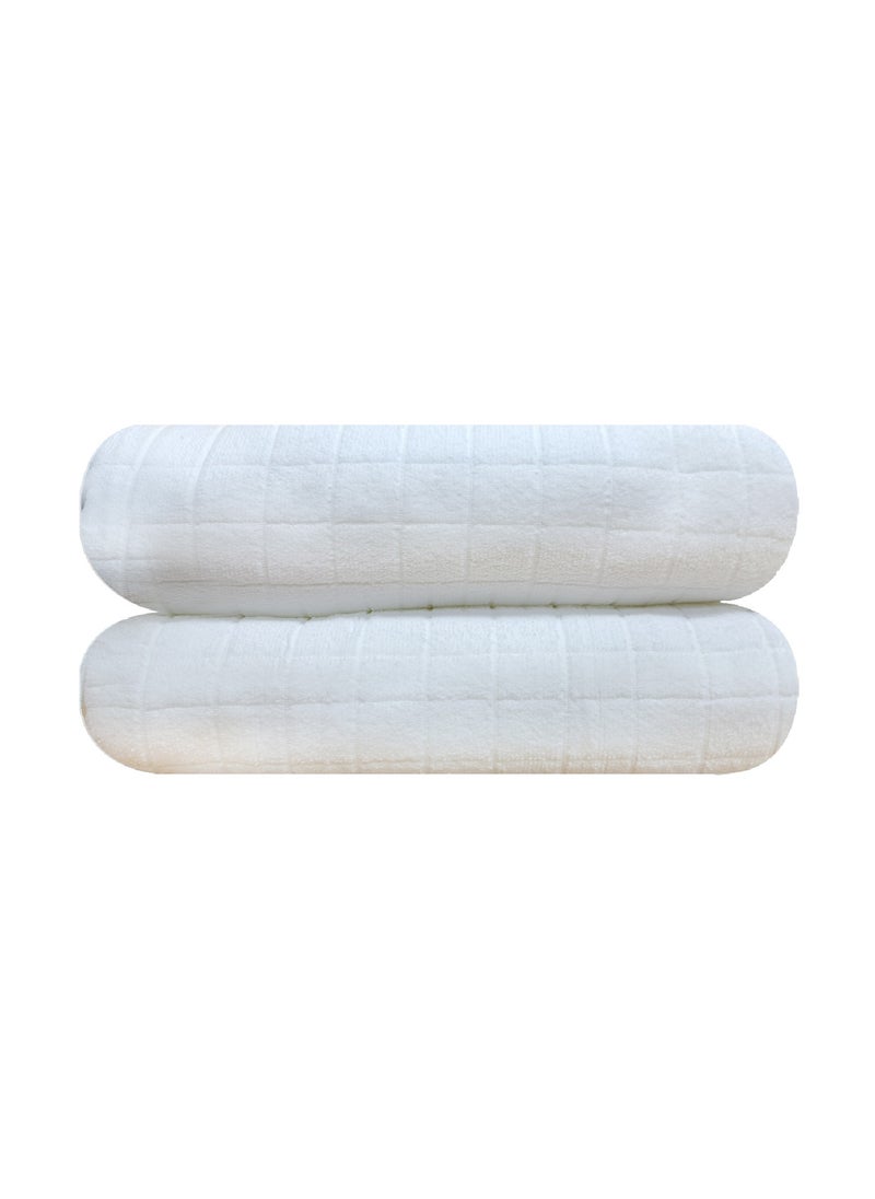 Royal King Ihram Haj And Umrah Towel For Men 100% Polyster Towel High Quality  Hygienic Natural Towel Hajj Wearing Towel/Ihram Men's Towel(1200g)  - Image 1