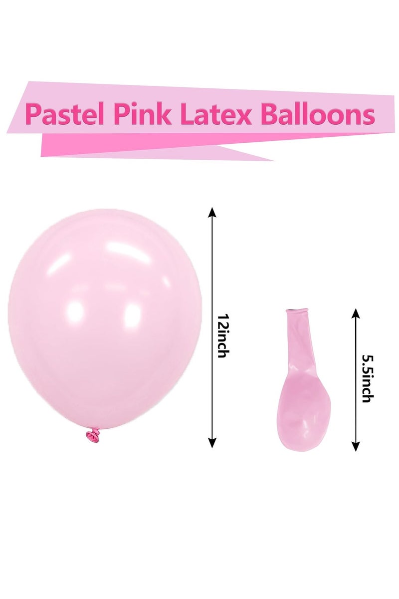 100 Pack 12 inch Round Helium Light Pink Balloons for Wedding Baby Shower Birthday Party Decoration - Image 2