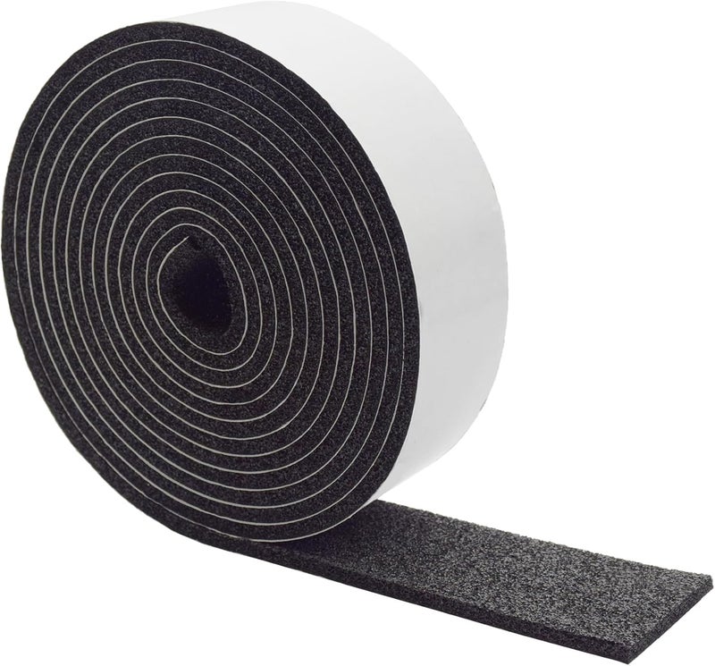 DOBTIM Pipe Insulation Foam Wrap Tape, self Adhesive with high Resilience for Pipe Insulation Wrap 13 Ft Long x 2 Inch Wide x 1/5 Inch Thick - Image 1