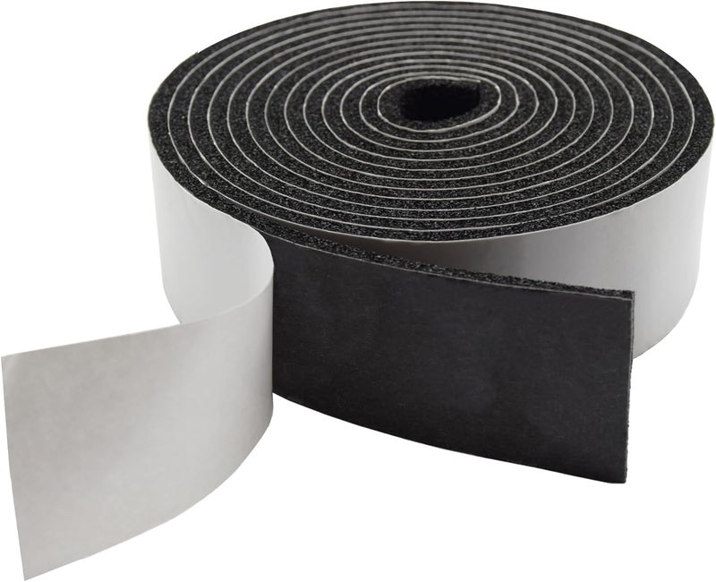 DOBTIM Pipe Insulation Foam Wrap Tape, self Adhesive with high Resilience for Pipe Insulation Wrap 13 Ft Long x 2 Inch Wide x 1/5 Inch Thick - Image 3