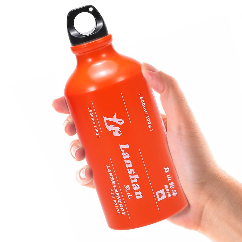 500ml Gasoline Fuel Bottle Petrol Kerosene Alcohol Liquid Gas Tank Fuel Storage Bottle for Outdoor Camping Multi Fuel Oil Stove - Image 5