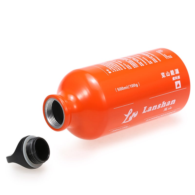 500ml Gasoline Fuel Bottle Petrol Kerosene Alcohol Liquid Gas Tank Fuel Storage Bottle for Outdoor Camping Multi Fuel Oil Stove - Image 4