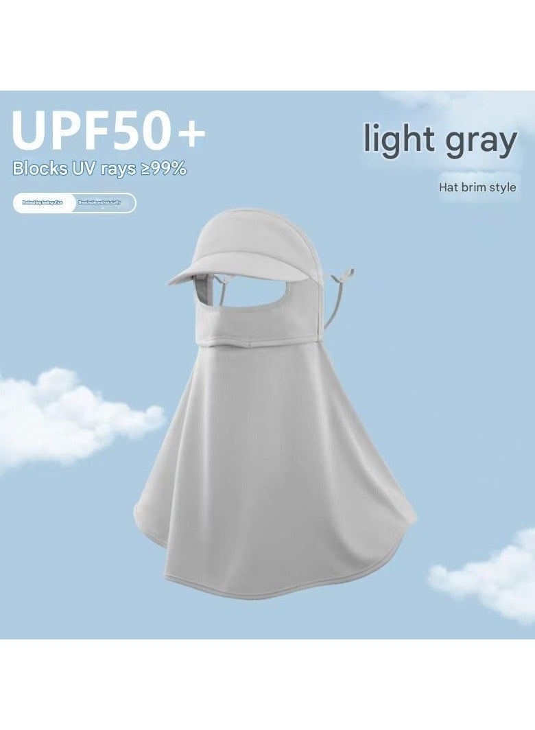 Goolsky Women Summer Outdoor UV‑Protection Face & Neck Cover, Ice‑Silk Lightweight Breathable Sun Shield for Driving Cycling Hiking - Image 1