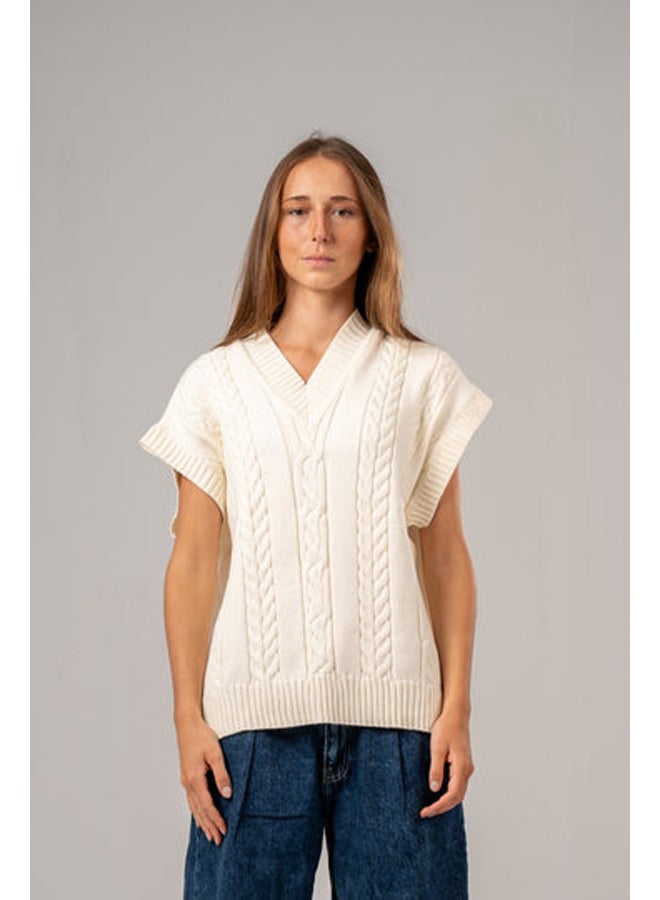 ASTK V-Neck Cable vest - Image 1