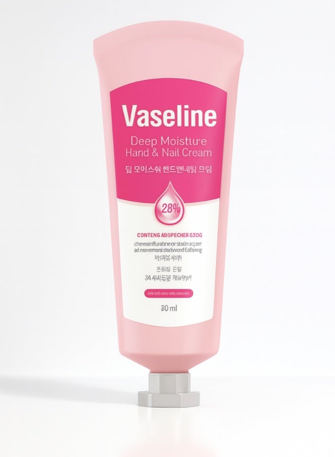 Vaseline Deep Moisturizing Cream For Hands And Nails 60 ML Nourishing Hand Cream Soft Smooth Skin Repair Hydrating Lotion For Dry Hands Nail Care - Image 1