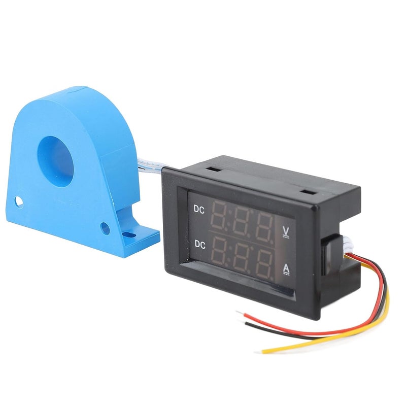 with AC 100-240V Supply and 2KV Resistance Perforated Sensor - Hall DC Voltage Current Meter Digital Ammeter Voltmeter for CNC Machine Tools and Industrial Instrumentation - Image 1