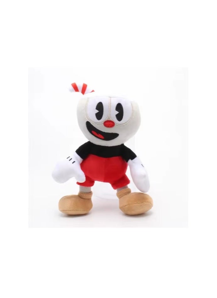 2pcs Cuphead Plush Doll Toys Mugman Game Doll Toys Adventure Soft Stuffed Plush For Kids Birthday Gift  - Image 2