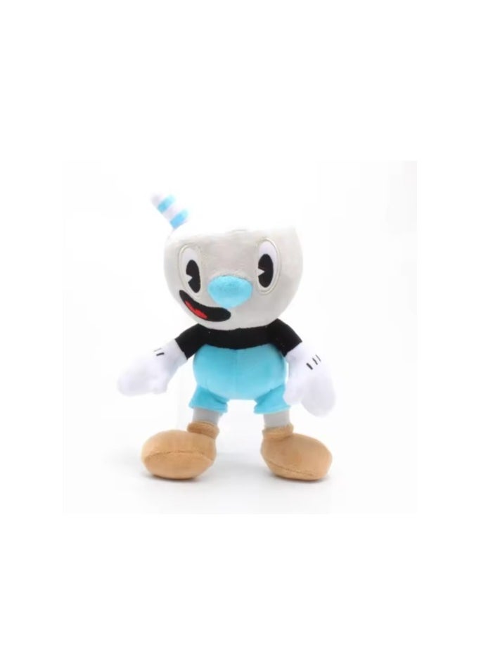 2pcs Cuphead Plush Doll Toys Mugman Game Doll Toys Adventure Soft Stuffed Plush For Kids Birthday Gift  - Image 4