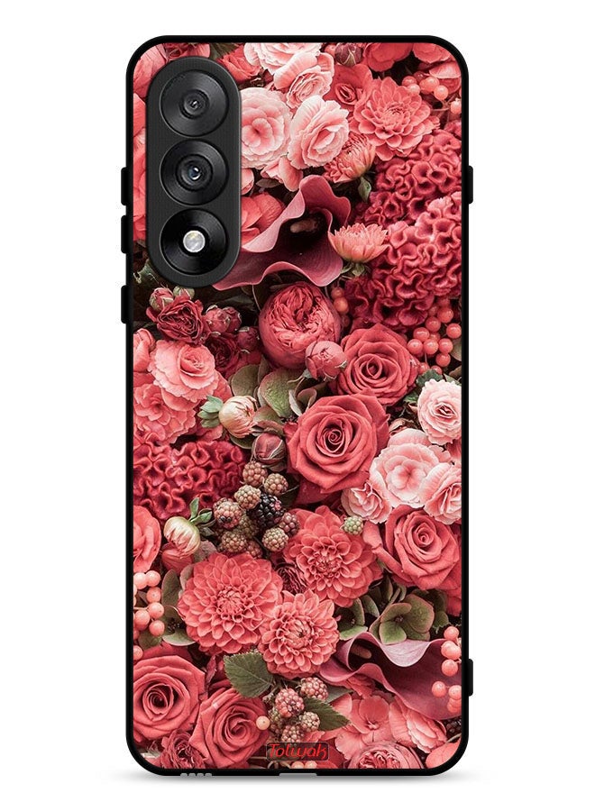 Tolwak OnePlus Nord 5 Protective Case Cover Peach Roses - Image 1