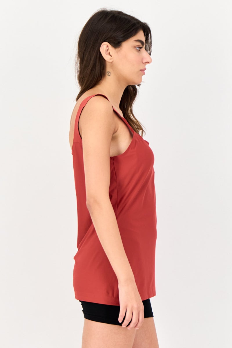 TRIUMPH Women 2 Piece Smart Micro Undershirt Tank Top, Red - Image 2