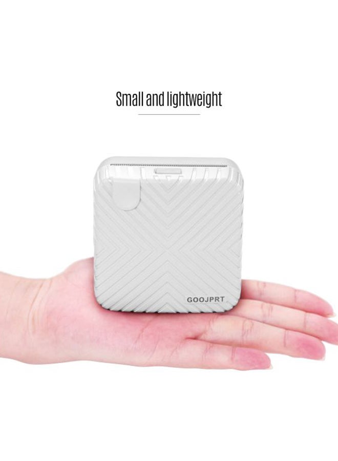 Portable Mini Printer 7.9x7.9x4cm White - Image 5