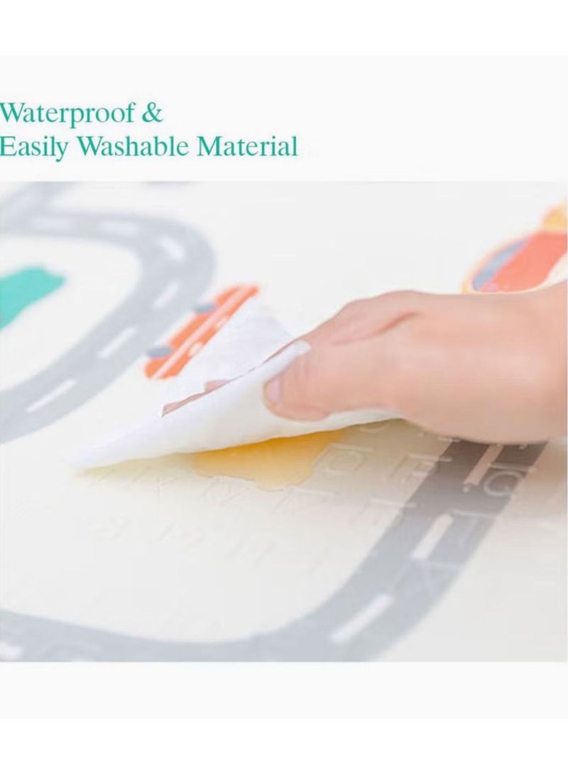 Baby Playmat Extra Large Foam Foldable Reversible Playmat Baby Crawling Mat (Design May Very) - Image 4