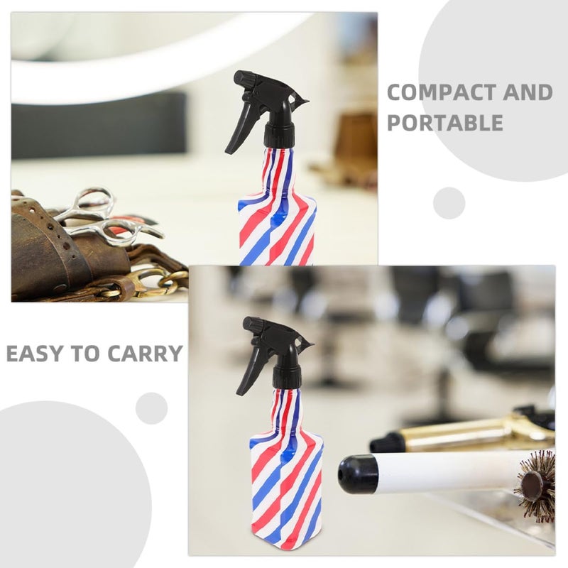 FAVOMOTO 2pcs Hair Mist Spray Bottles Small Refillable Pressure Spray Bottles for Travel Curly Hair Styling with Fine Mist Nozzle for Haircare and Home Use - Image 3