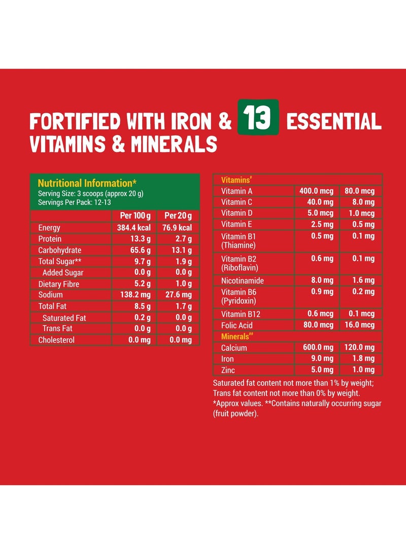 Slurrp Farm Wheat Apple And Date With Milk Instant Healthy Cereal 200g - Image 3