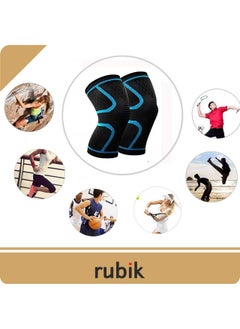 Knee Brace Support Compression Sleeves, Kneepad Support for Running, Arthritis, ACL, Meniscus Tear, Sports, Joint Pain Relief and Injury Recovery 2 Pack (X-Large 48-55cm) Blue - pzsku/Z857340268FA9E7BC20ECZ/45/_/1685187737/aab4c2ee-b906-48d7-9612-246088ea732a