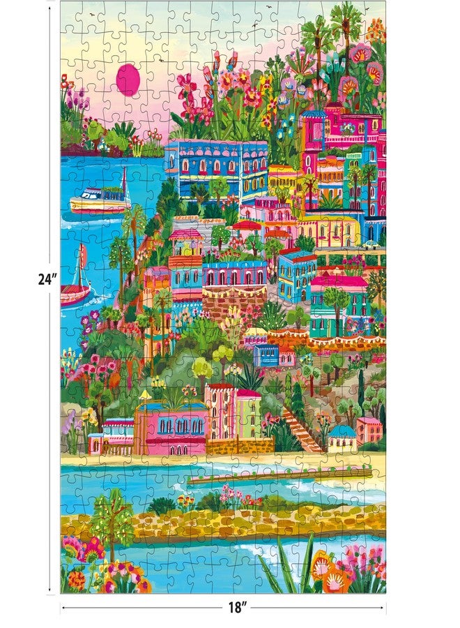 Rose Art RoseArt - Millie Illustrates - Puglia, Italy 300 Piece Jigsaw Puzzle - Scenic Mediterranean Artwork, Fun & Relaxing Puzzle for Adults - Image 4