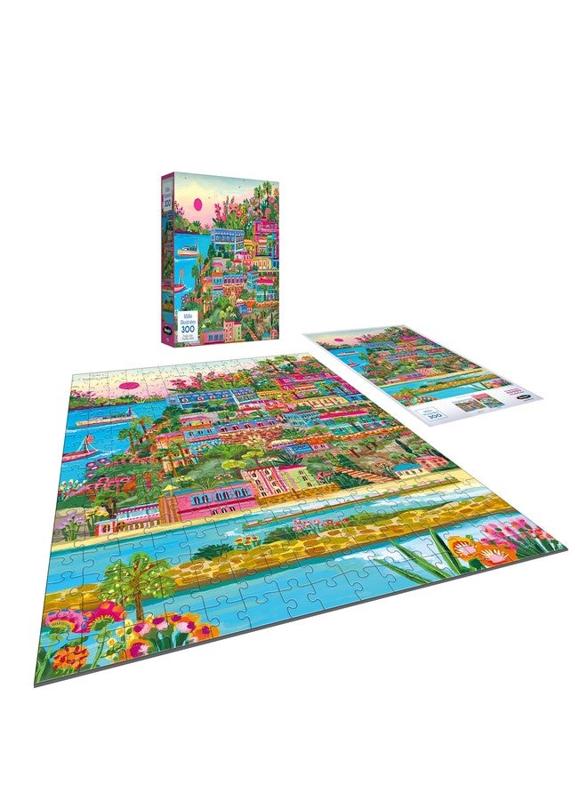 Rose Art RoseArt - Millie Illustrates - Puglia, Italy 300 Piece Jigsaw Puzzle - Scenic Mediterranean Artwork, Fun & Relaxing Puzzle for Adults - Image 3