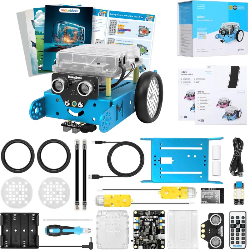 Makeblock mBot Robot Kit with Scratch Coding Box STEM Projects for Kids Learn to Code with Scratch Arduino Programmable Robot with 4 Programming Learning Projects Gifts for Boys Girls Aged 812 - Image 2