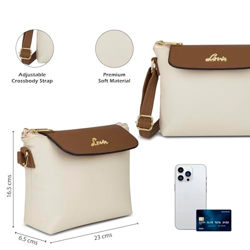 Lavie Women's Colourblock Rove Flap Crossbody Sling Bag | Ladies Purse Handbag | Gift for Women - Image 3