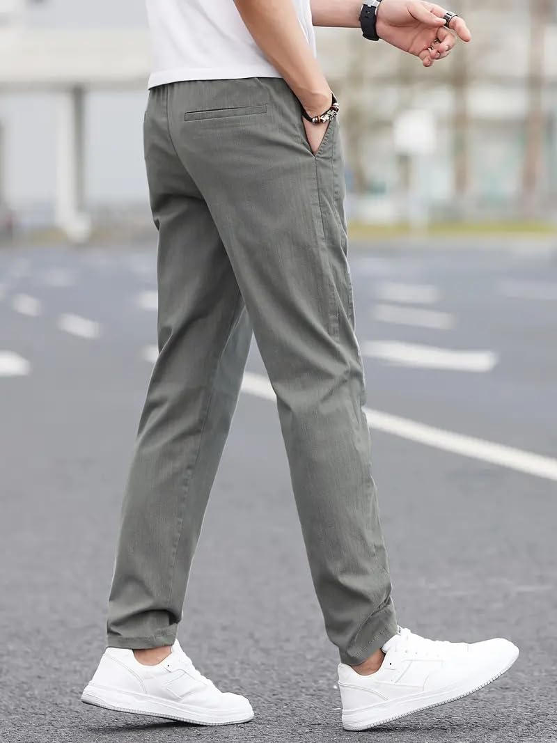 JVX Men Trouser || Men Trouser Pants(TROUSER-02-METALGREY-36) - Image 3