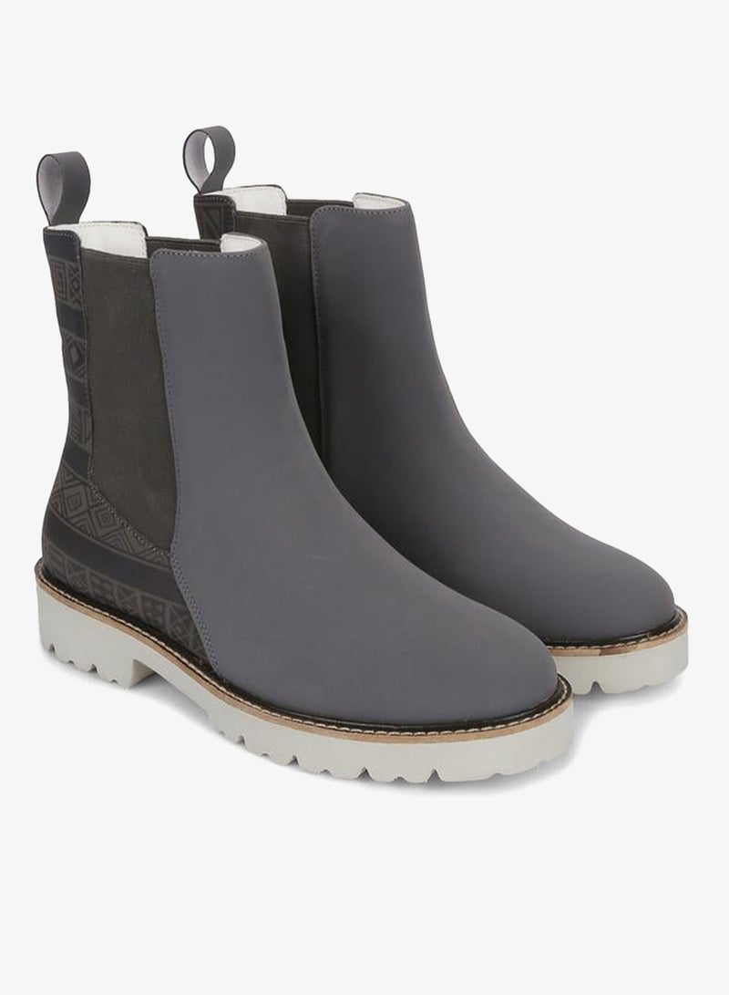 YOHO Grey Comfortable Lightweight Printed Boots - Image 4