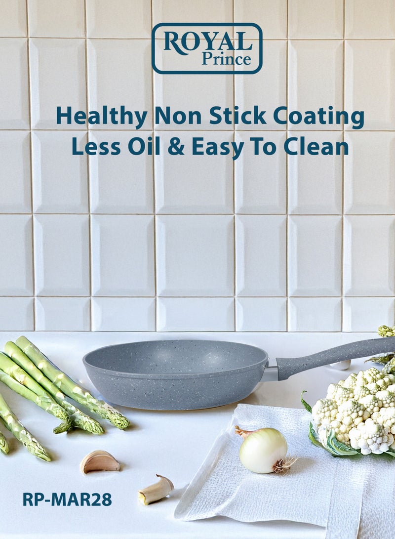 الأمير الملكي مقلاة فاخرة رويال برينس 28 سم – غير لاصقة صحية، خالية من PFOA، متوافقة مع جميع أنواع المواقد - Image 3