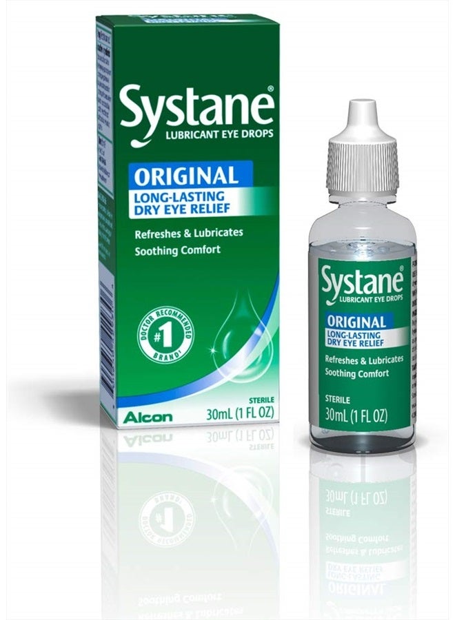 Systane Long Lasting Lubricant Eye Drops, 1 Fl. Oz (Pack of 1)  - Image 1