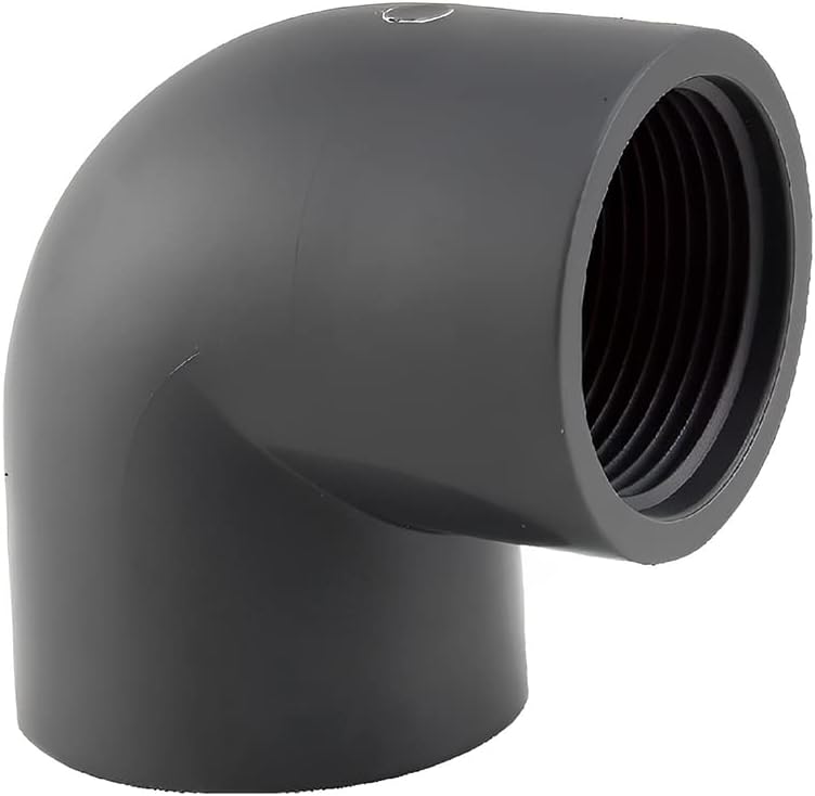 RACO Solid anti-deform High Pressure PVC Pipe Fittings for Plumbing Water Transfering Home Industrial and Municipal Applications (1 INCH, FEMALE ELBOW) Single & bulk storage compatible - Image 1