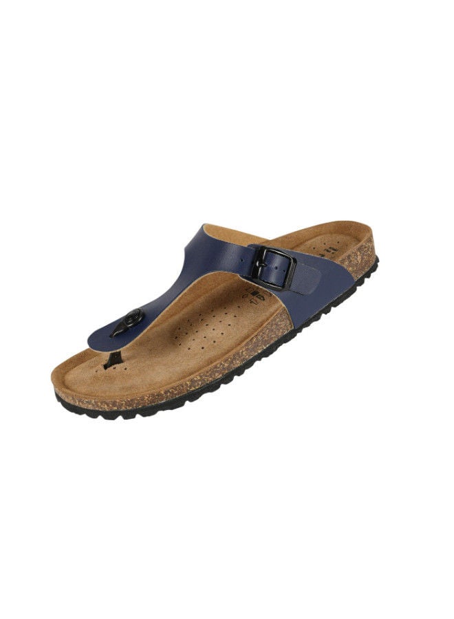 BiOCHIC Biochic Mens Broad Thong Sandals 012-410 230-Blue  - Image 3