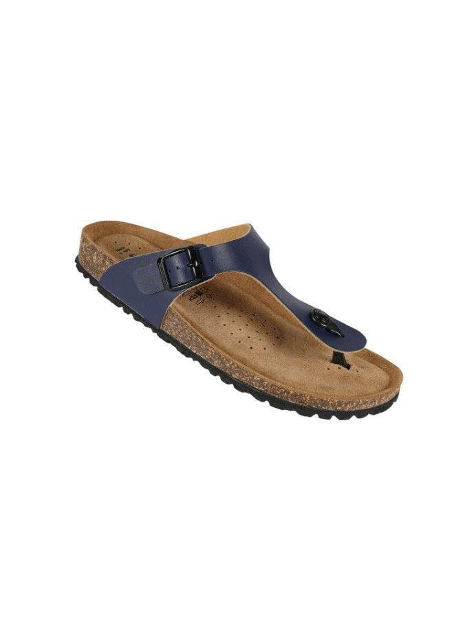 BiOCHIC Biochic Mens Broad Thong Sandals 012-410 230-Blue  - Image 1