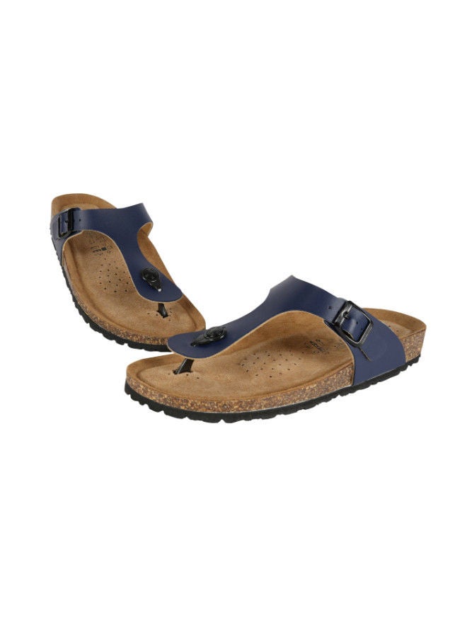 BiOCHIC Biochic Mens Broad Thong Sandals 012-410 230-Blue  - Image 2
