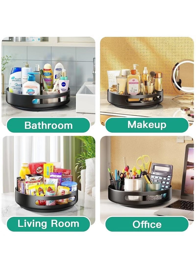 Beauenty Lazy Susan Organizer, 12'' Metal Revolving Spice Rack, 360 Degree Rotatable Rack Stand for Kitchen Cabinet Countertop Pantry Storage Bathroom - Image 5