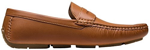 Jousen Men's Loafers Casual Slip On Shoes Soft Penny Loafers for Men Lightweight Driving Boat Shoes (AMY802A Brown 12) - Image 5