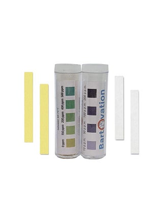 Restaurant Sanitizer Test Kit for Quaternary Ammonium (QAC, Multi Quat) 0-500 ppm & Chlorine 10-200 ppm Test Paper [2 Vials of 100 Paper Strips] - pzsku/Z85740ED65A34CC3BB0DAZ/45/_/1731077882/02565c30-b382-4823-9d8e-182f724aa62e