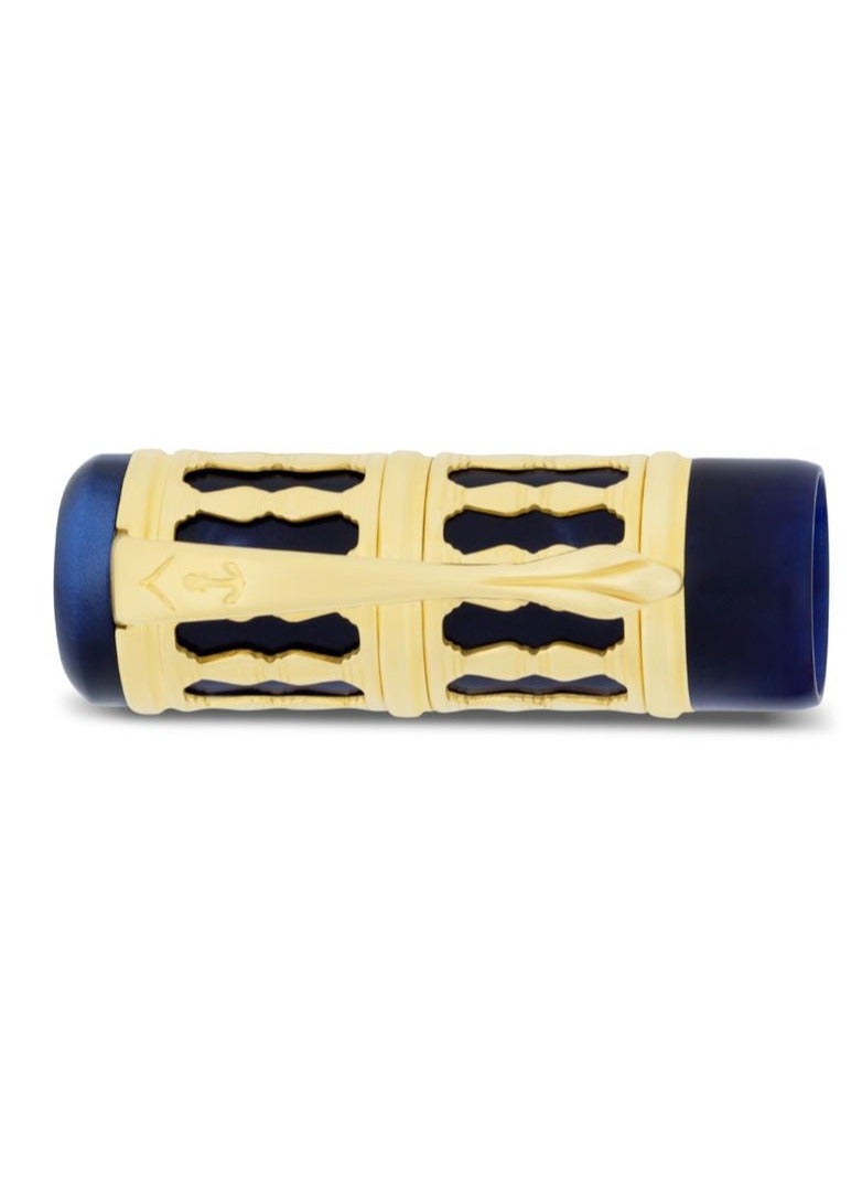 أنكورا قلم حبر جاف Torre Blue Limited Edition من Ancora 1919 مطلي بالذهب والرخام الفضي والمعتمد، قلم عالي الجودة، ضمان لمدة عامين، قلم توقيع للكتابة السلسة، صندوق هدايا حصري - Image 5